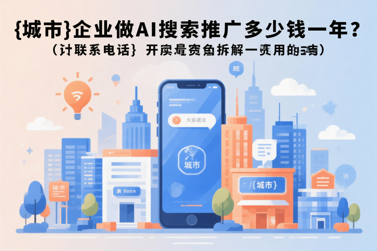 白银企业做AI搜索推广多少钱一年？真实费用拆解