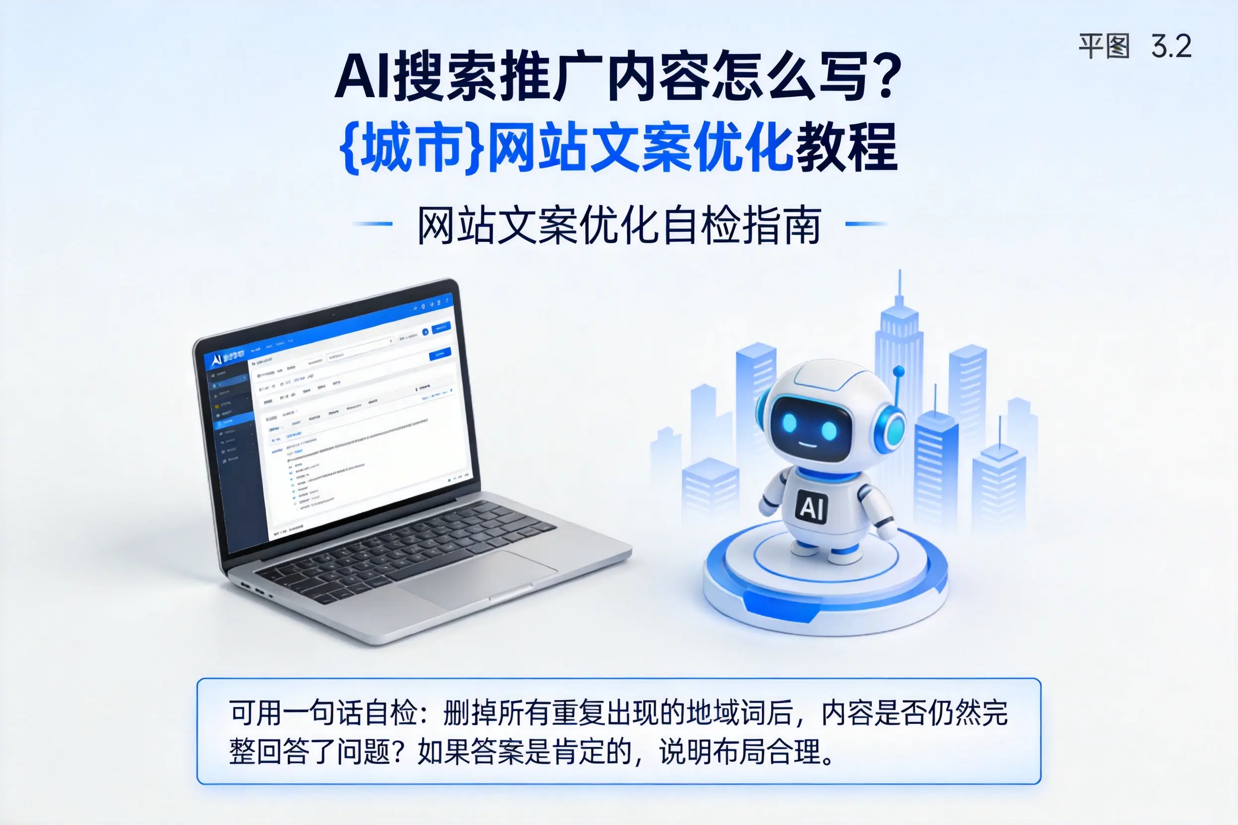 AI搜索推广内容怎么写？白银网站文案优化教程